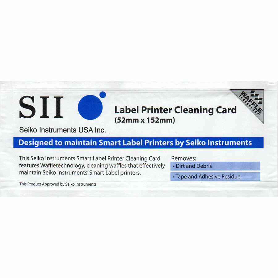 SEIKO SLP CLEANING CARD - PACKS OF 10