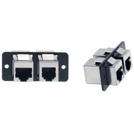 ETHERNET & TELEPHONE WALL PLATE INSERT.