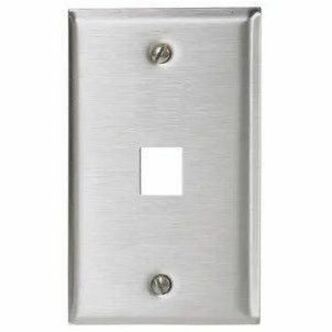 PLATE, WALL,SS,1-G,1PORT