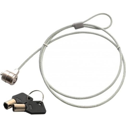 LAPTOP UNIVERSAL SECURITY CABLE LOCK WITH TWO KEYS