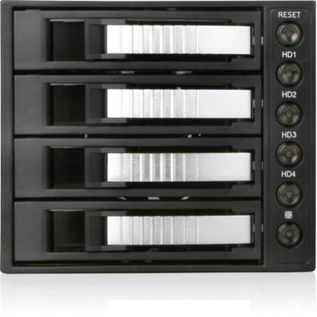 ISTARUSA 3X5.25 TO 4X3.5SATA CAGE-SIL