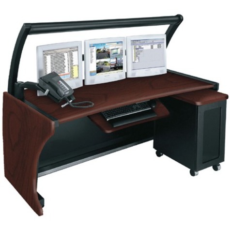 64 INCH LCD MONITORING DESK, DC,ECONOMICAL MONITORING AND CONTROL WORKSTATION WI