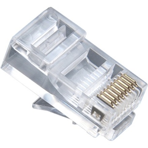 RJ45 (8P8C), ROUND-SOLID, 3 PRONG. 500/BAG.