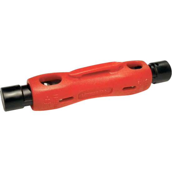 DOUBLE ENDED COAX STRIPPER. CLAMSHELL.