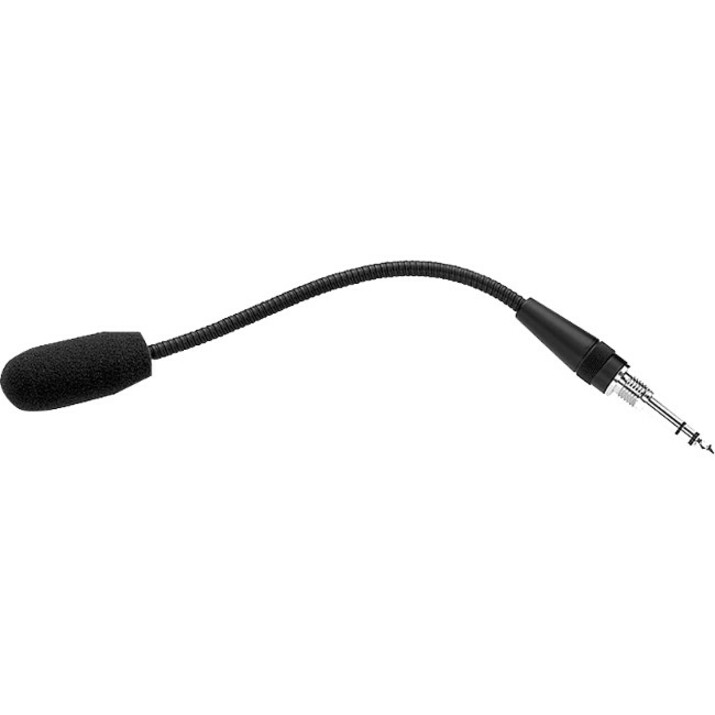 GOOSENECK MIC WITH ELECTRET MIC ELEMENT, 8 INCH LENGTH (20.3CM).