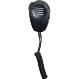DYNAMIC NOISE-CANCELING GRIP-TO-TALK MICROPHONE, BLACK