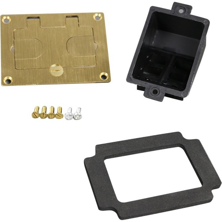 RECESSED BRASS COMM COVER