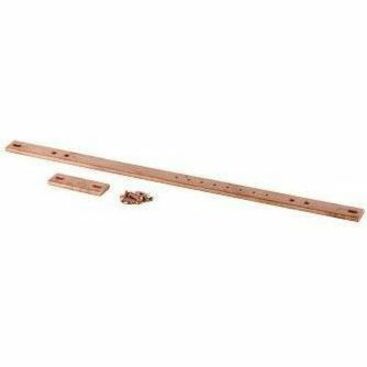 HORZ GROUND BAR KIT, 19ICH EIA, 1ICH WIDE, INCLUDES ALL HARDWARE, COMPRESSION LU