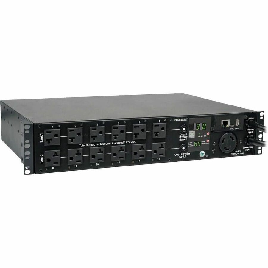 ATS PDU 120V 30A L5-30P 2U