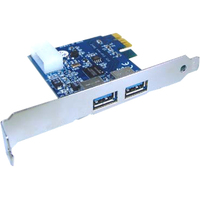 Mediasonic HP1-SU3 USB 3.0 2 Port Superspeed PCI Express Card