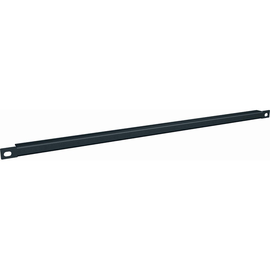 1/2 RU FLANGED BLANK RACK PANEL - POWDER COAT,STEEL - BLACK - FLANGED STEEL CONS