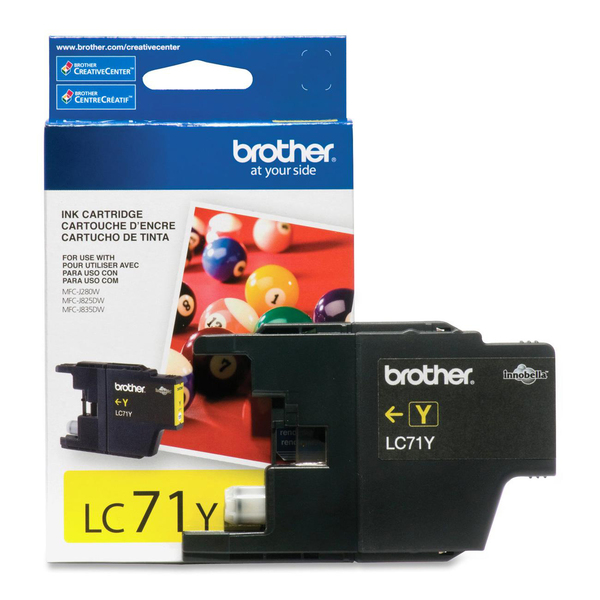 BROTHER LC-71 Yellow Ink Cartridge