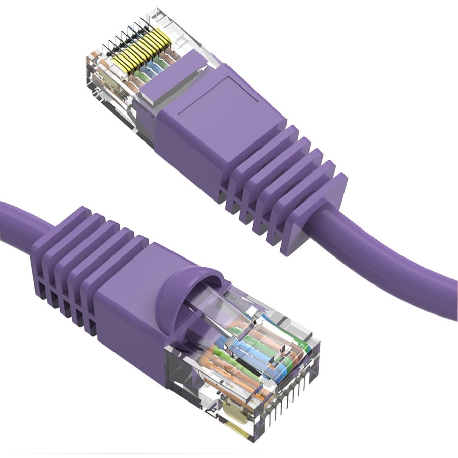 AXIOM 10FT CAT6 CABLE W/BOOT PURPLE