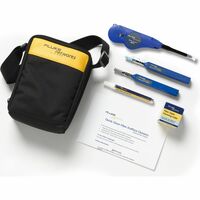 Fluke Networks Enhanced Fiber Optic Cleaning Kit with Softcase(NFC-KIT-CASE-E)