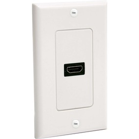 STARTECH Single Outlet Female HDMI Wall Plate – White (HDMIPLATE)