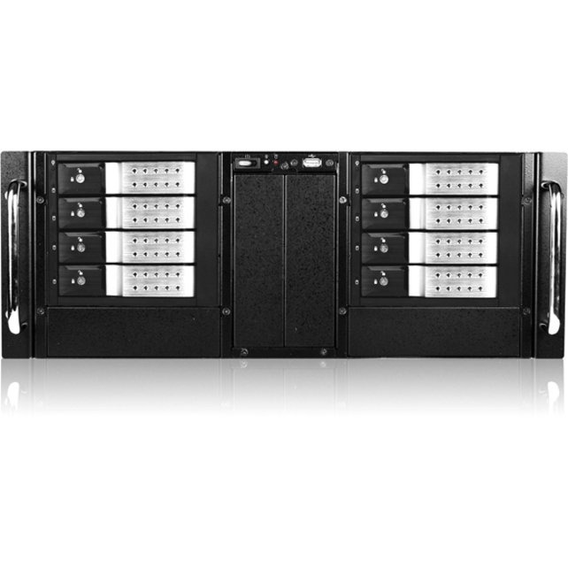 4U 8-BAY STYLISH HOTSWAP TRAYLESS STORAGE SERVER RACKMOUNT