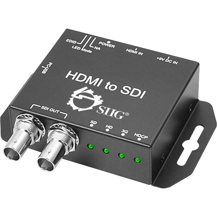 BROADCAST & STREAMING HDMI TO 3G-SDI CONVERTER BROADCASTS HDMI SIGNALS FROM ONE