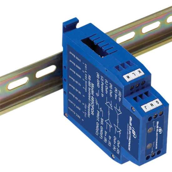 RS-422/485 OPTICALLY ISOLATED REPEATER, DIN MOUNT