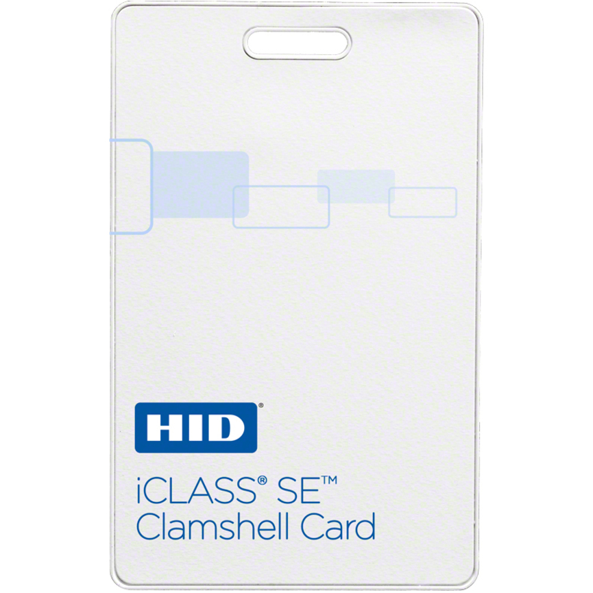 ICLASS CLAMSHELL SE, PROG ICLASS, F-MATTE, B-HID LOGO, MATCH ICLASS #, VERT SLOT