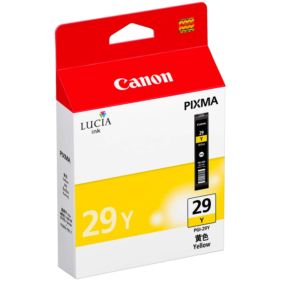 PGI-29 YELLOW INK TANK - CARTRIDGE - FOR THE PIXMA PRO-1 INKJET PHOTO PRINTER -