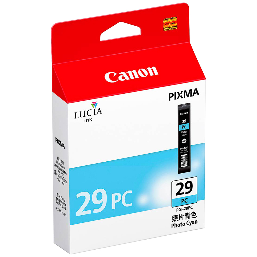 PGI-29 PHOTO CYAN INK TANK - CARTRIDGE - FOR THE PIXMA PRO-1 INKJET PHOTO PRINTE