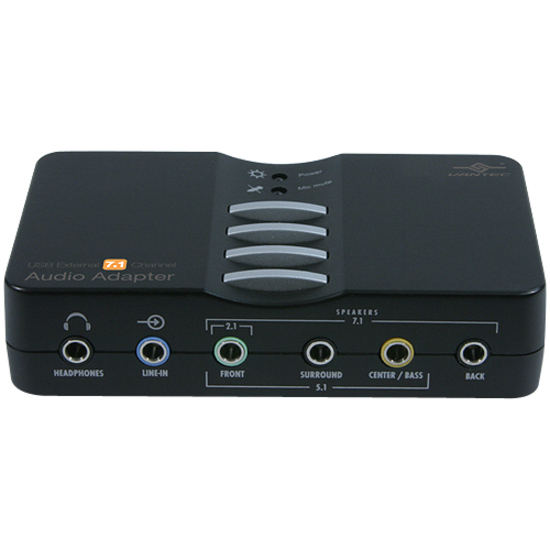 Vantec USB External 7.1 Channel Audio Adapter  (NBA-200U)