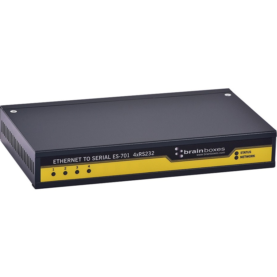4 PORT RS232 ETHERNET TO SERIAL ADAPTER