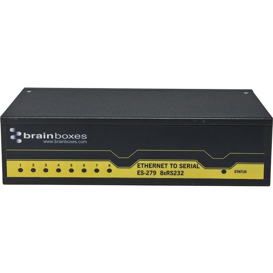 8 PORT RS232 ETHERNET TO SERIAL ADAPTER