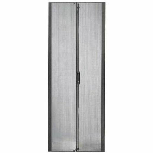 NETSHELTER SX 45U 750MM WIDE PERFORATED SPLIT DOORS BLACK