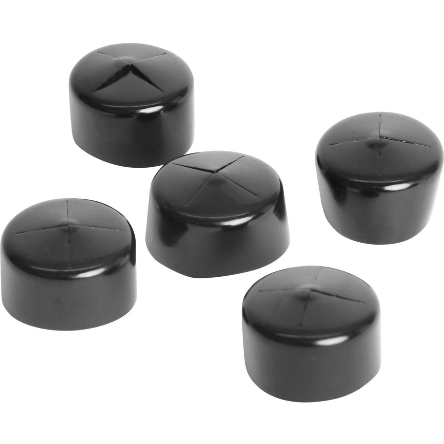 10 PACK 1-1/2 NPT CAP BLACK VINYL