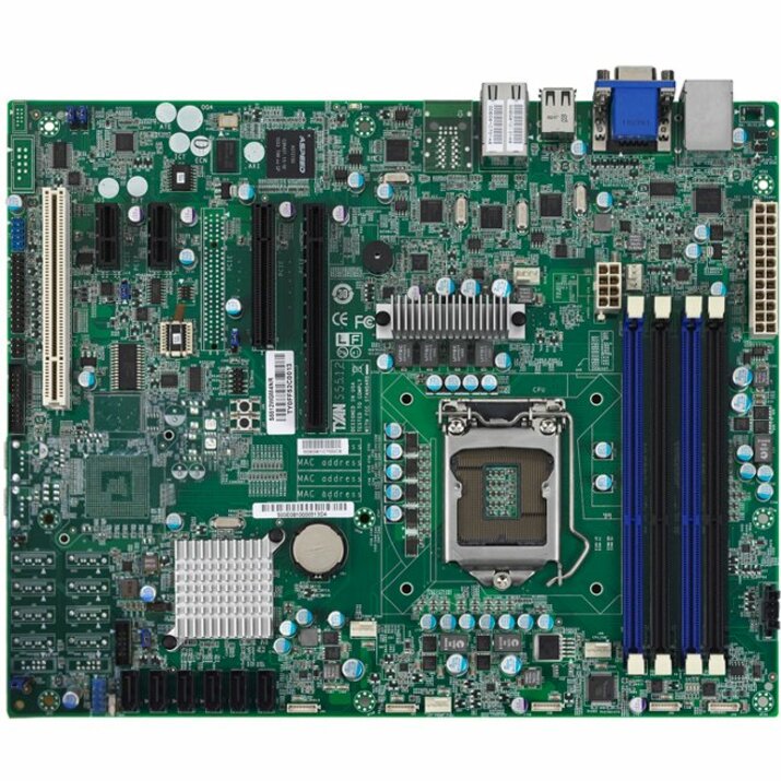ATX SINGLE-SOCKET 1155 MAINBOARD, INTEL C202 CHIPSET, 4 PCI-E, 1 PCI, UP TO 32GB