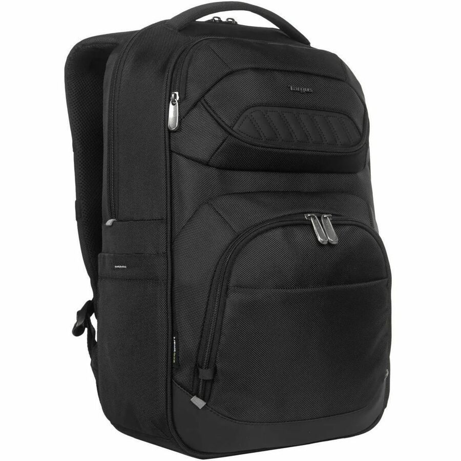 LEGEND IQ BACKPACK BLACK 16 INCH, ONE ZIPPERED SIDE POCKET AND ONE EXPANDABLE BO