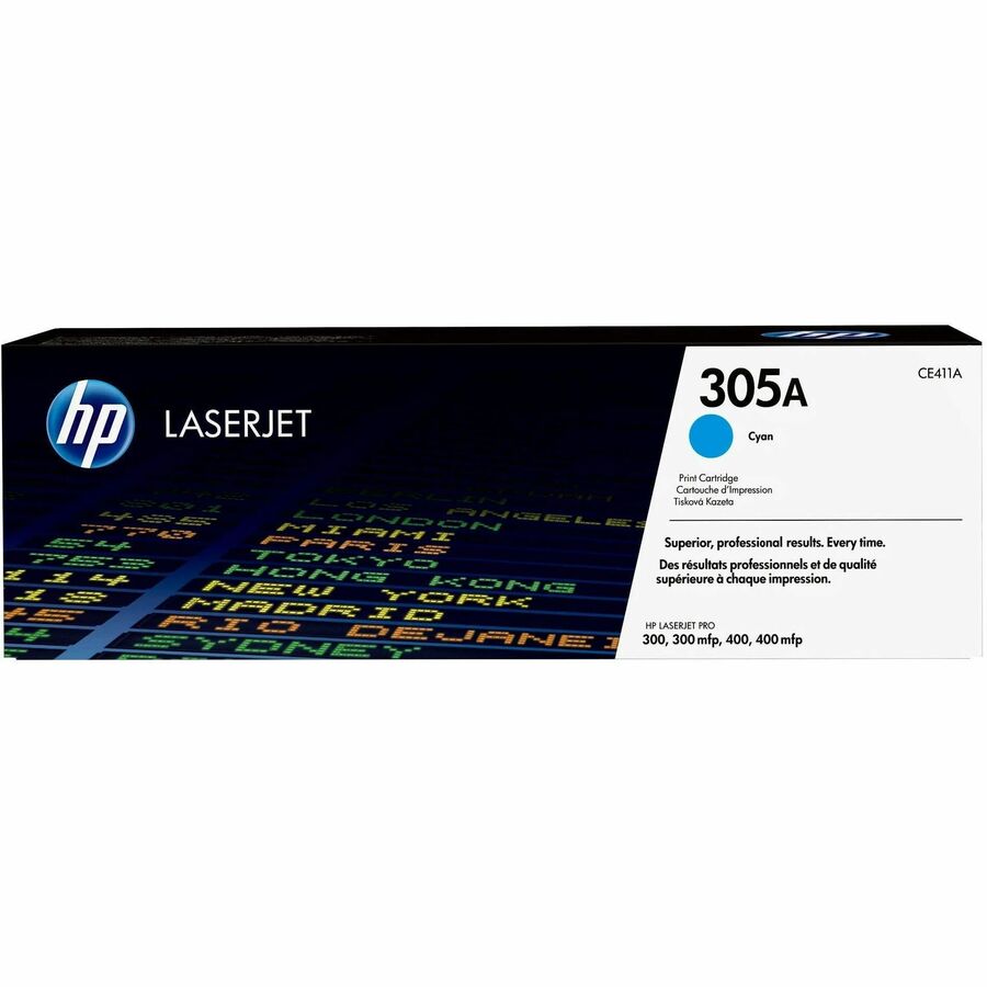 HP 305A (CE411A) CYAN ORIGINAL LASERJET TONER CARTRIDGE