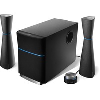 EDIFIER M3200 2.1 Multimedia Speaker System, Hourglass design, Magnetically shielded subwoofer with 5½ inch driver, Wired Remote Control