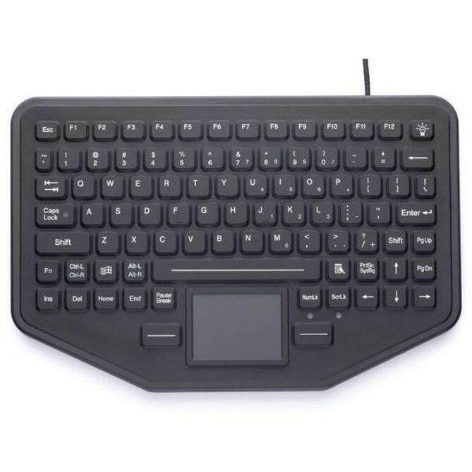 IKEY SB-87-TP-USB SEALED MOBILE KEYBOARD WITH TOUCHPAD - CABLE - USB - BLACK