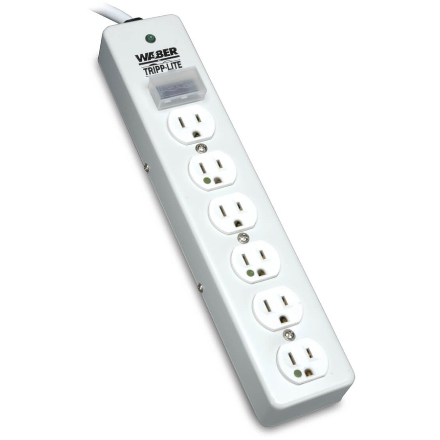 EATON TRIPP LITE SERIES HOSPITAL-GRADE SURGE PROTECTOR WITH 6 HOSPITAL-GRADE OUT