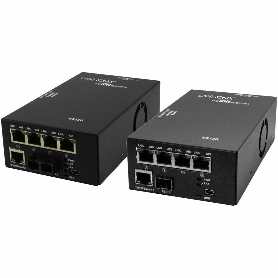 4X T1/E1 ION WITH ETHERNET TO FIBER, MM ST, 2KM
