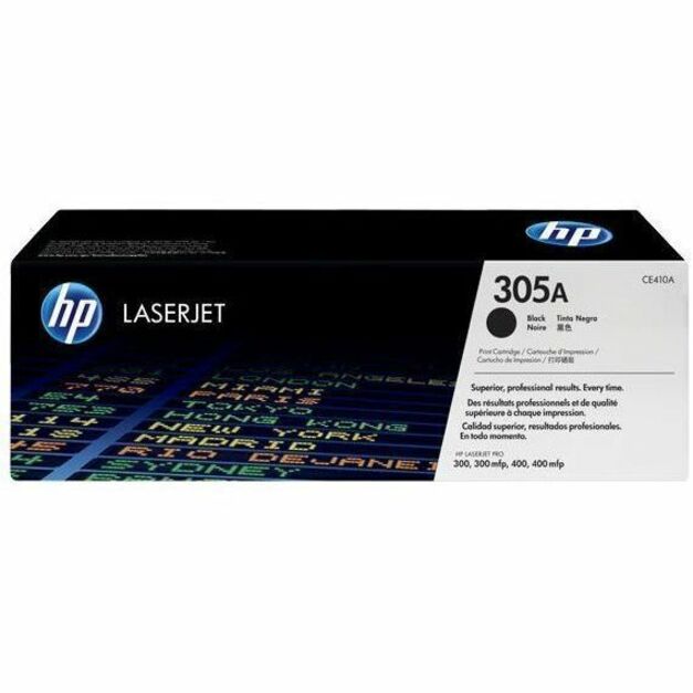 HP 305A (CE410A) BLACK ORIGINAL LASERJET TONER CARTRIDGE