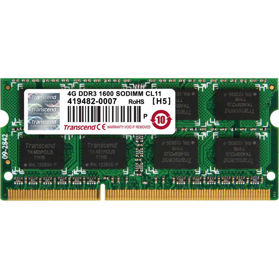 4GB JM DDR3 1600 SO-DIMM 2RX8 1.5V