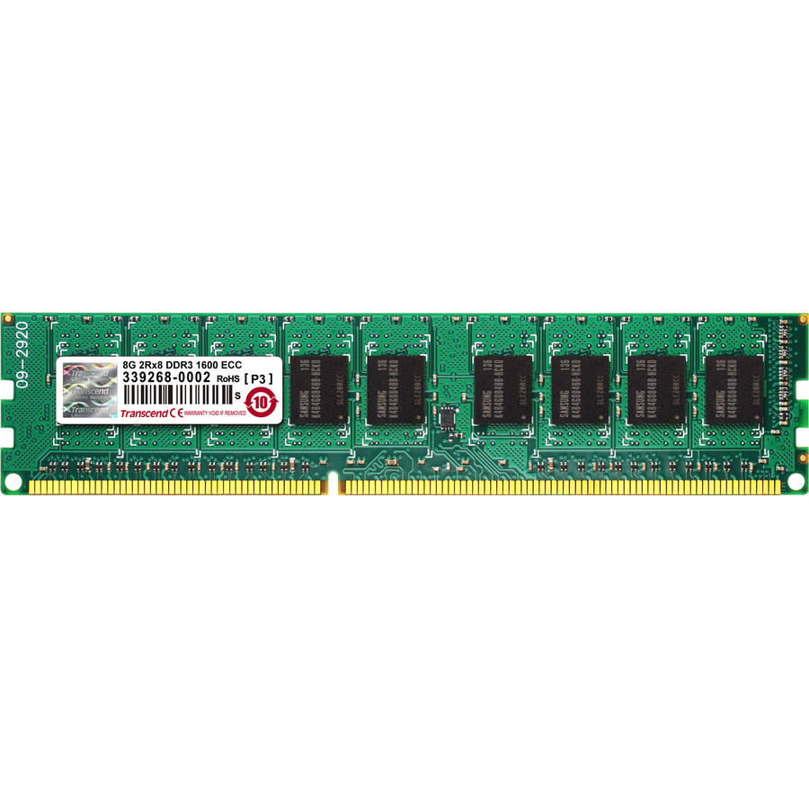DDR3 - 8GB - DIMM 240-PIN - 1600MHZ - ECC - FOR HIGH-END EMBEDDED DESKTOPS, LAPT
