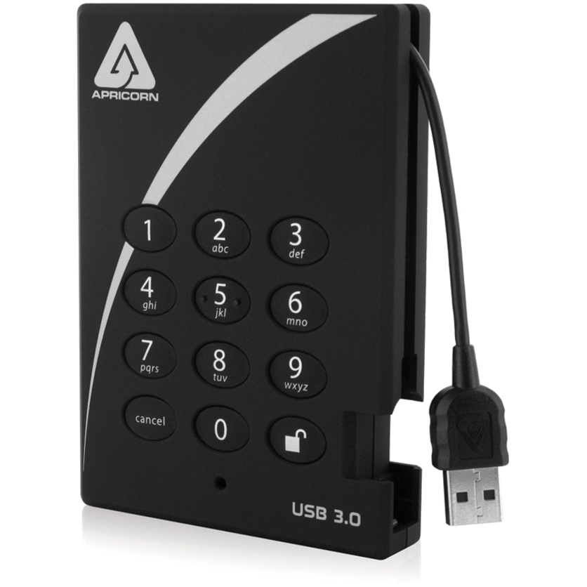 1TB 256B AES XTS ENCRYPTED, USB 3.0