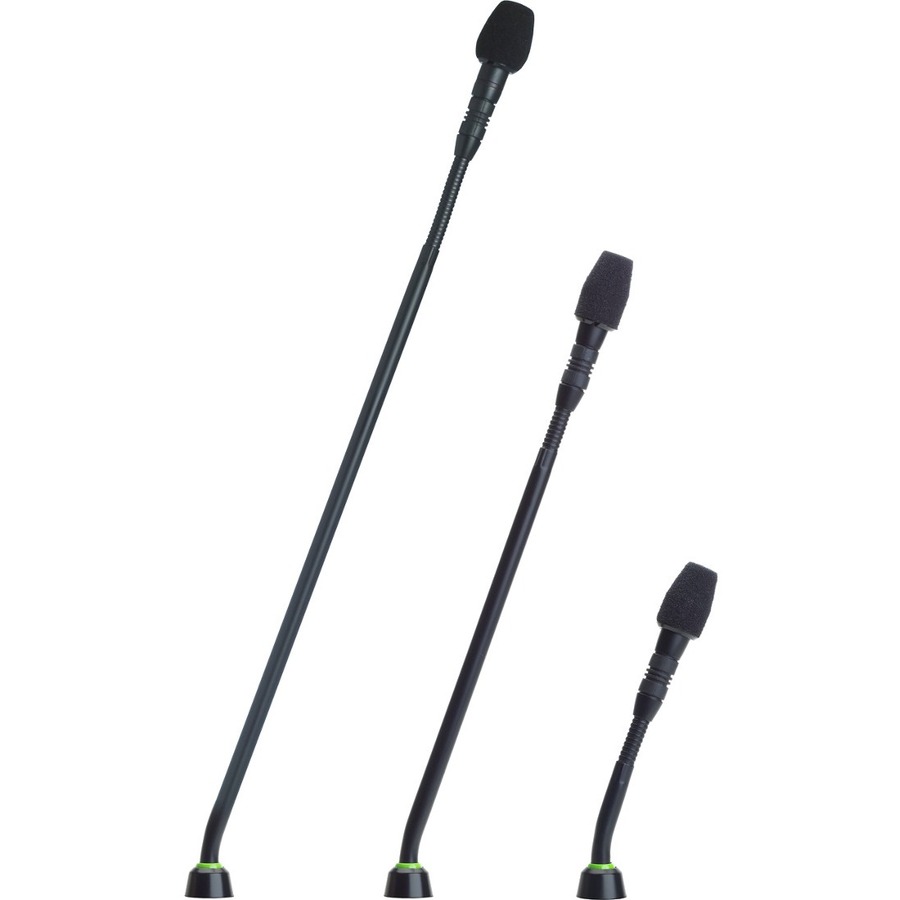MINATURE GOOSENECK MICROPHONE, BI-COLOR LED INDICATOR, LENGTH 38.1 CM (15), CARD