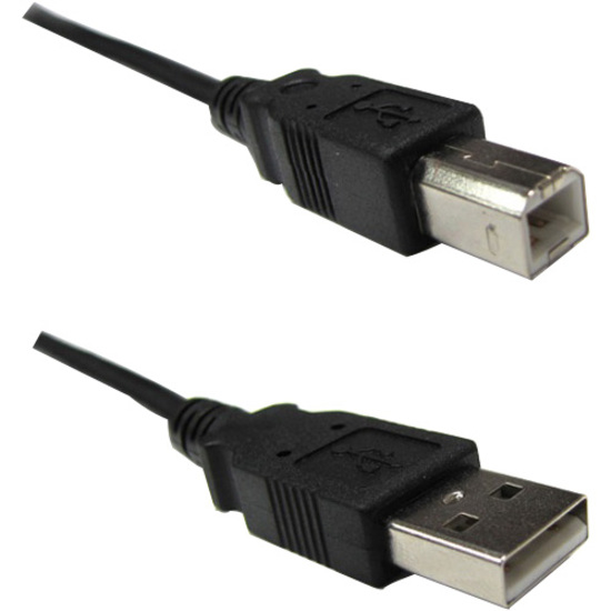 6FT USB 2.0 A TO B CABLE BLACK