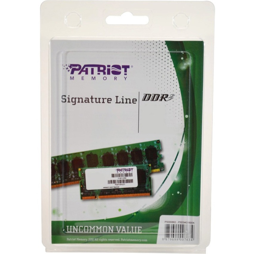 PATRIOT SL 4GB 1600MT/S DDR3 SODIMM