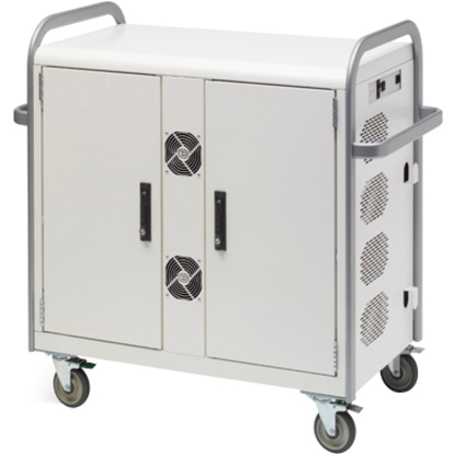 32-UNIT LINK L CART,NETWORK READY W/BACK DOORS,48 INCHX24 INCHX43 INCH