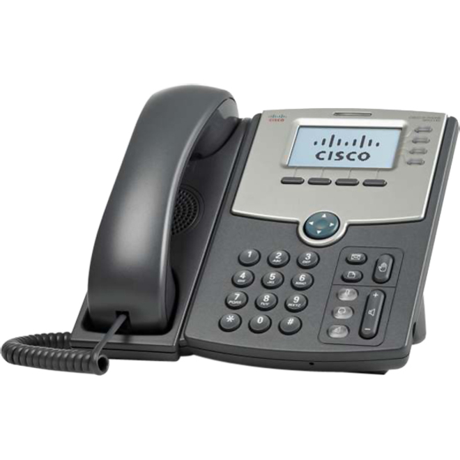 4 LINE IP PHONE WITH DISPLAY, POE AND GI