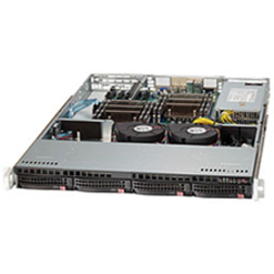 Supermicro SuperServer SYS-6017R-TDF Intel® Xeon® processor E5-2600 v2, DDR3 1866MHz; 8x DIMM slots, 1x PCI-E 3.0 x16 FHHL slot (SYS-6017R-TDF)