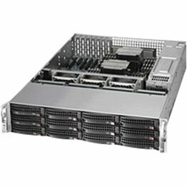 Supermicro SuperServer SYS-6027R-E1R12N Intel® Xeon® processor E5-2600 v2, DDR3 1866MHz; 24x DIMM slots | 3x PCI-E 3.0 x16 and 1x PCI-E 3.0 x8 slots | (SYS-6027R-E1R12N)
