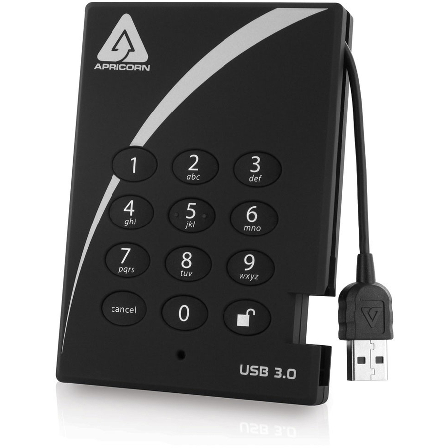 256GB SSD USB 3.0, 256B AES XTS