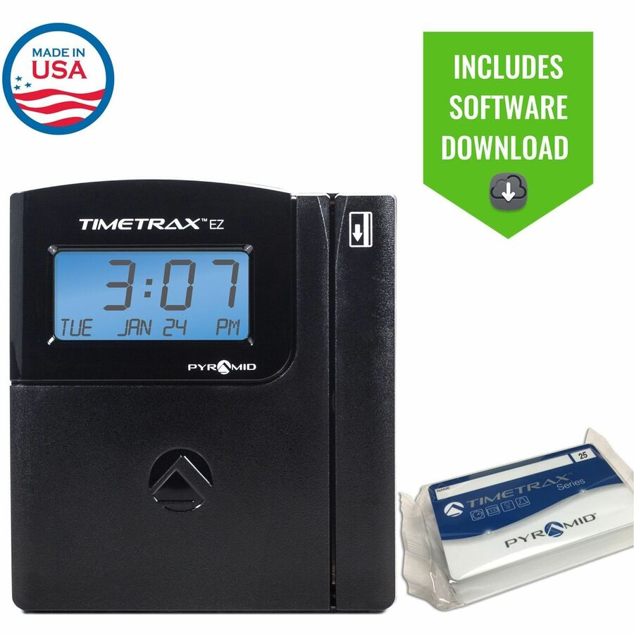 STAPLES ONLY TIMETRAX EZ ENET SWIPE TIME  ATTENDANCE SYST